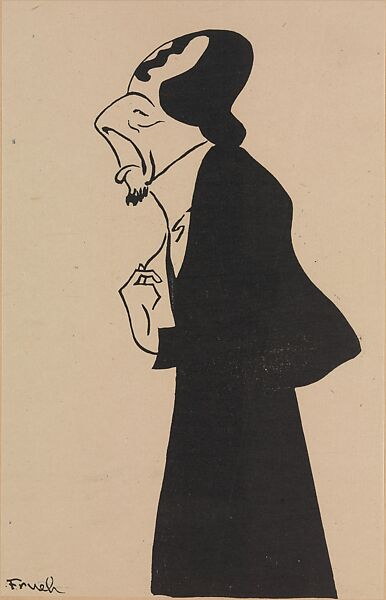 Stage Folks; A Book of Caricatures, Alfred J. Frueh (American, Lima, Ohio 1880–1968 Sharon, Connecticut), Linoleum cut