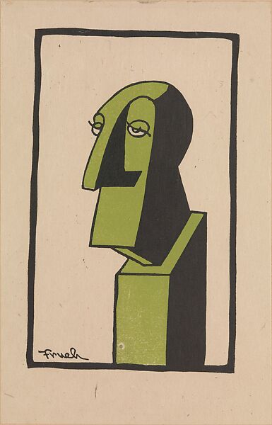 Stage Folks; A Book of Caricatures, Alfred J. Frueh (American, Lima, Ohio 1880–1968 Sharon, Connecticut), Linoleum cut