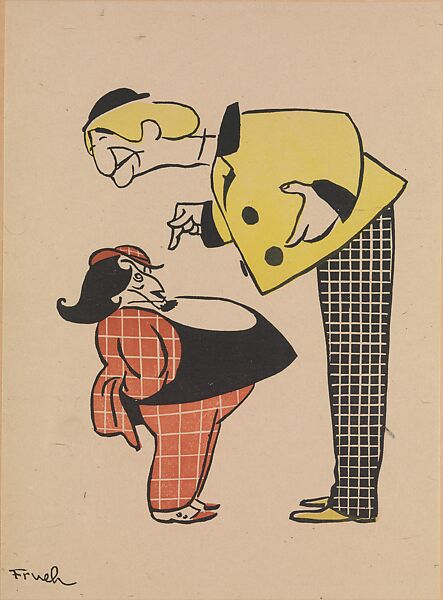 Stage Folks; A Book of Caricatures, Alfred J. Frueh (American, Lima, Ohio 1880–1968 Sharon, Connecticut), Linoleum cut