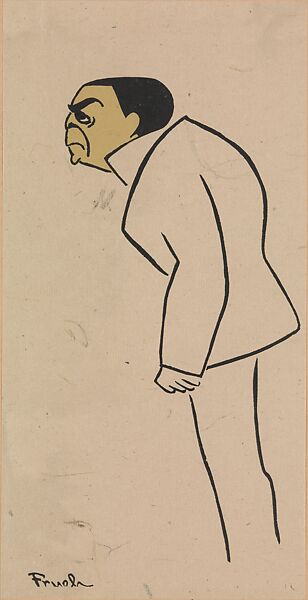 Stage Folks; A Book of Caricatures, Alfred J. Frueh (American, Lima, Ohio 1880–1968 Sharon, Connecticut), Linoleum cut