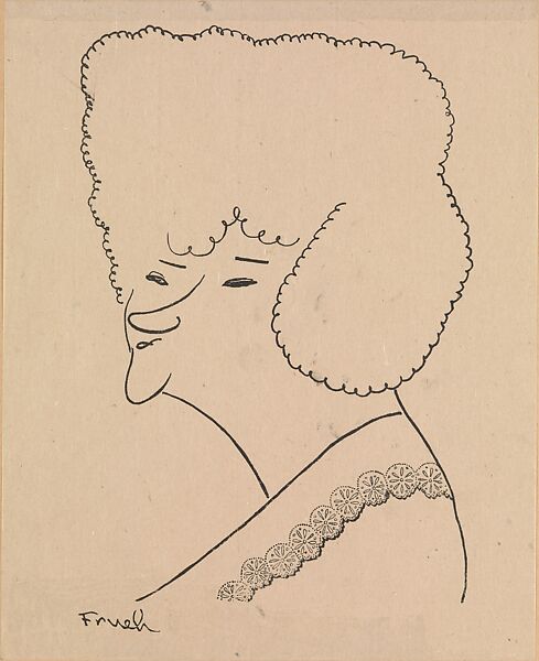 Stage Folks; A Book of Caricatures, Alfred J. Frueh (American, Lima, Ohio 1880–1968 Sharon, Connecticut), Linoleum cut