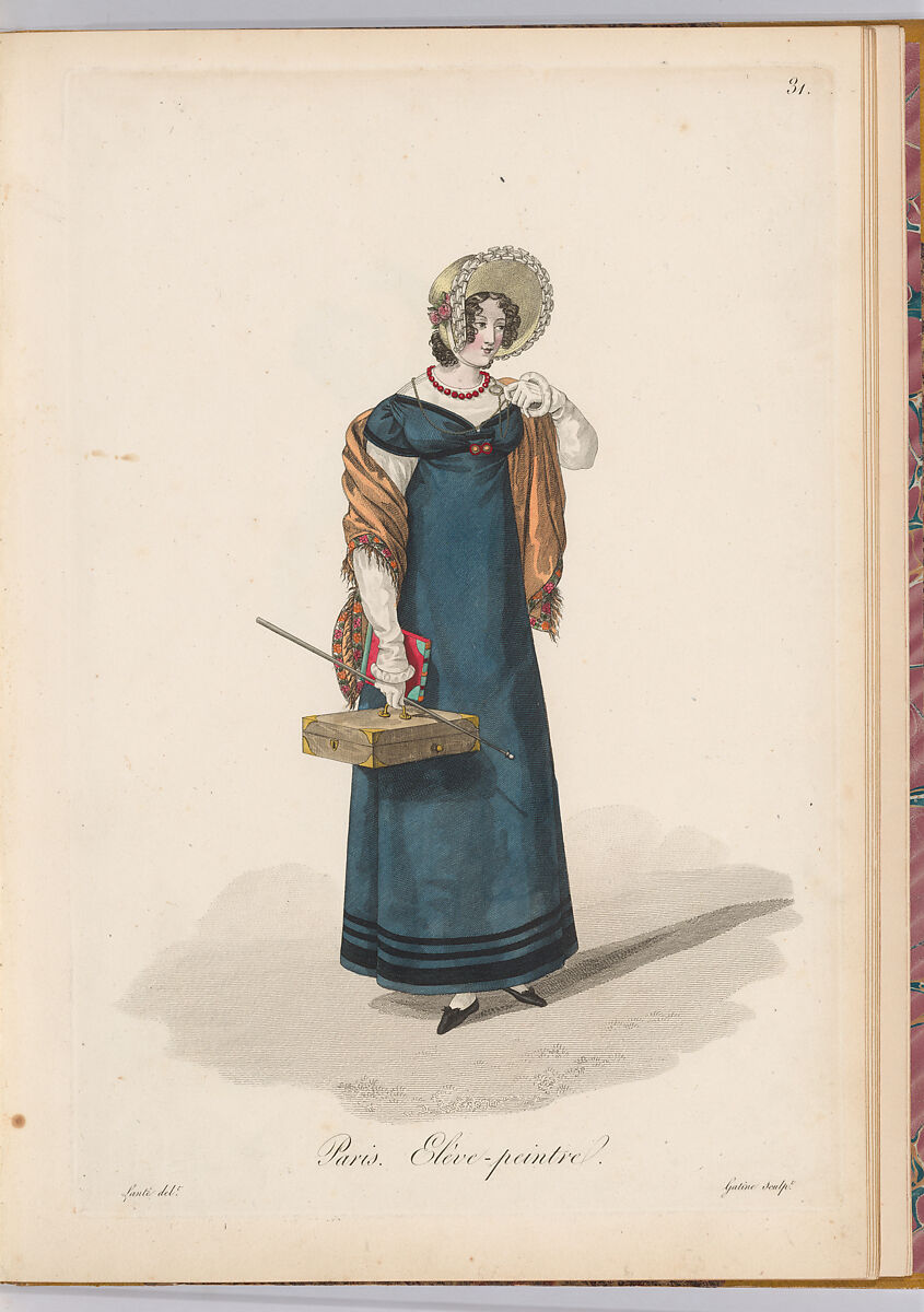 Costumes parisiens: les ouvrières de Paris, Designed by Gatine &amp; Lanté, plates: engraving, hand-colored 