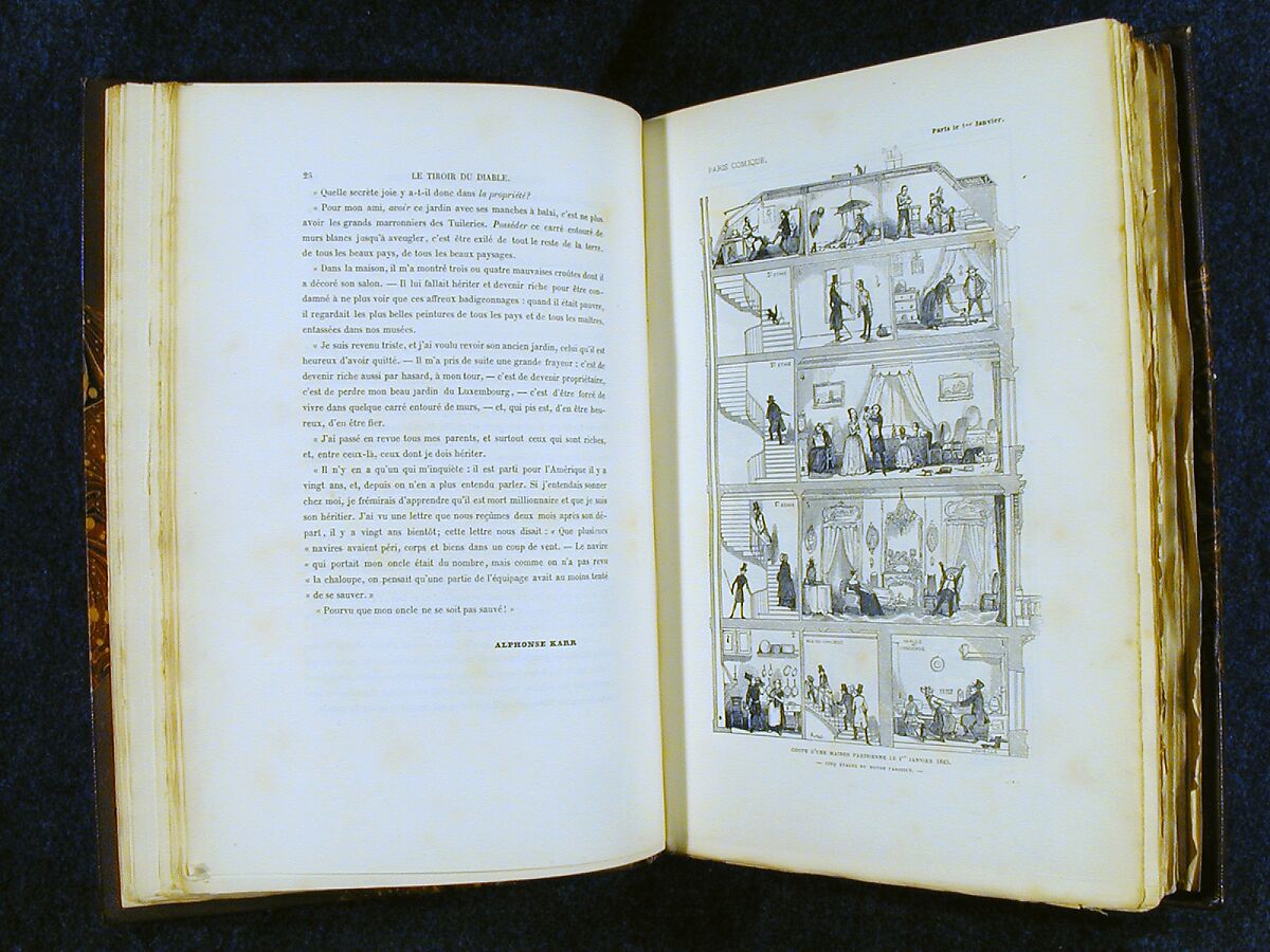 Le Diable a Paris. . . Paris et Les Parisiens, Vol. I-II, After Paul Gavarni [Chevalier] (French, Paris 1804–1866 Paris), Wood engraving 