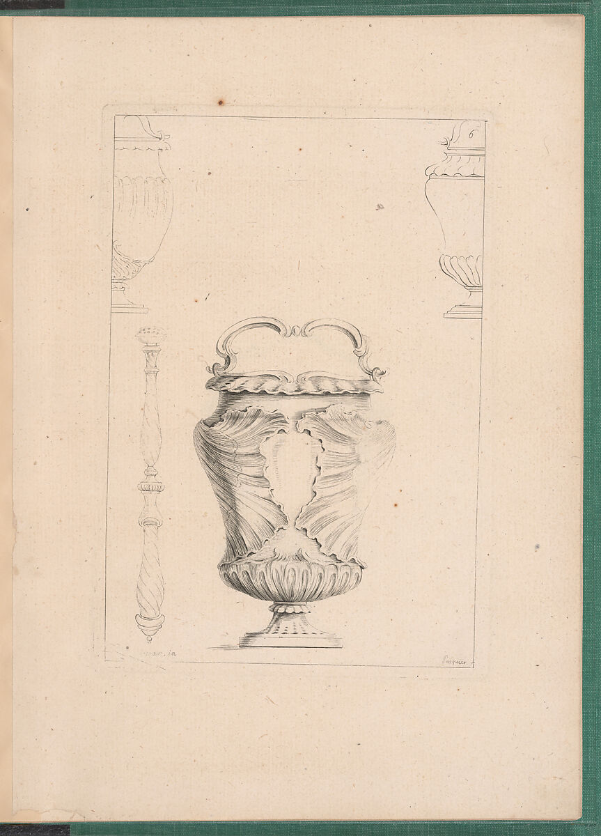 Elements d'Orfevrerie Divisés en deux Parties de Cinquante Feuilles, Pierre Germain (French, Villeneuve-lès-Avignon 1703–1783 Paris), Etching