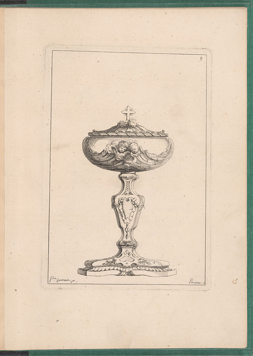 Elements d'Orfevrerie Divisés en deux Parties de Cinquante Feuilles, Pierre Germain (French, Villeneuve-lès-Avignon 1703–1783 Paris), Etching