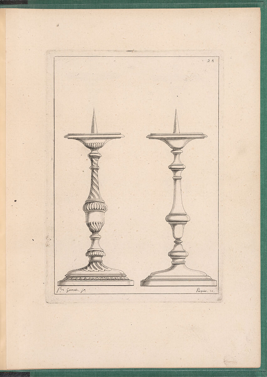 Elements d'Orfevrerie Divisés en deux Parties de Cinquante Feuilles, Pierre Germain (French, Villeneuve-lès-Avignon 1703–1783 Paris), Etching