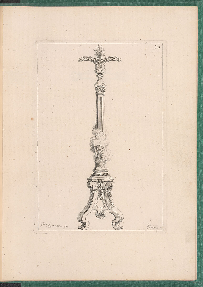 Elements d'Orfevrerie Divisés en deux Parties de Cinquante Feuilles, Pierre Germain (French, Villeneuve-lès-Avignon 1703–1783 Paris), Etching