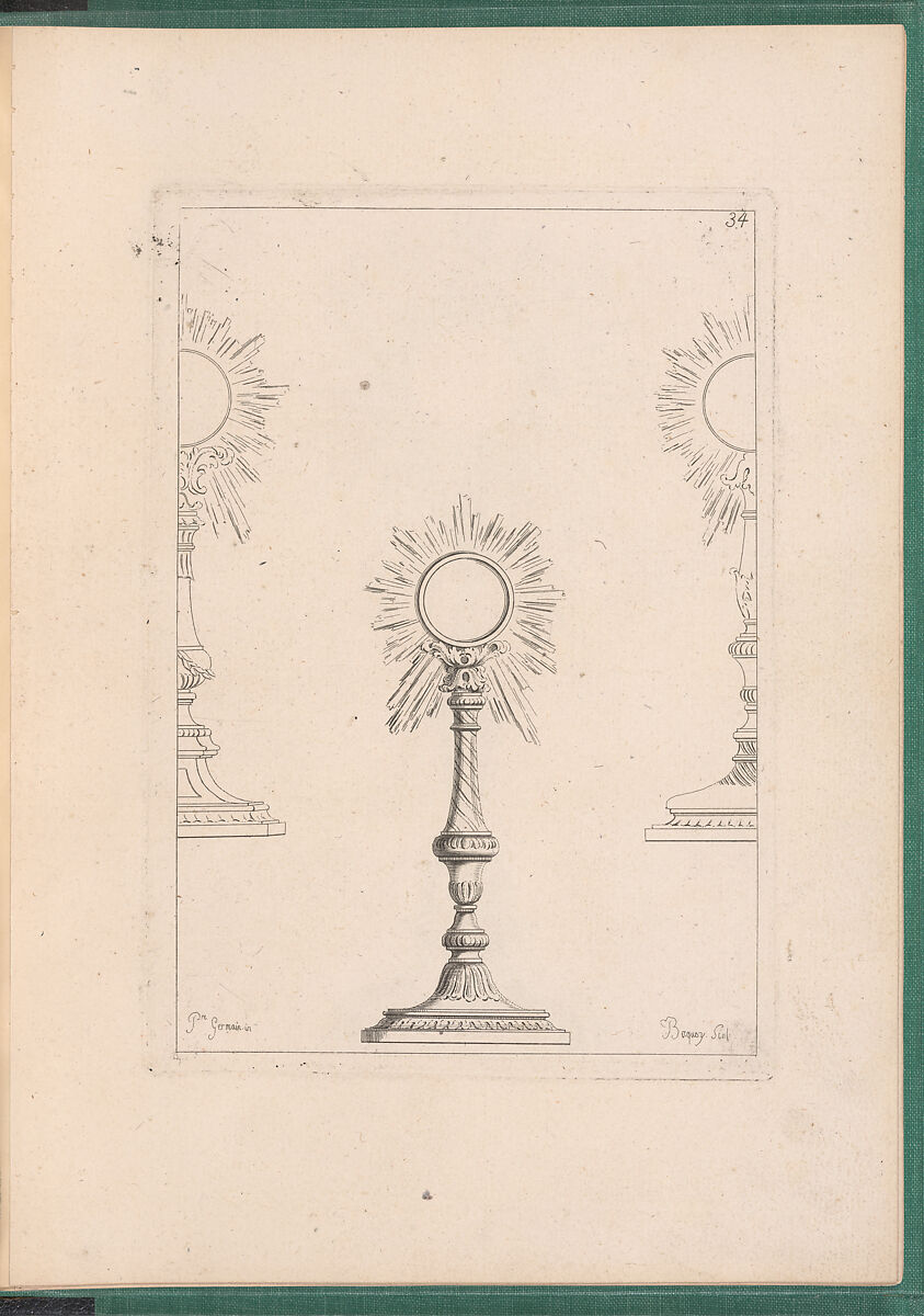 Elements d'Orfevrerie Divisés en deux Parties de Cinquante Feuilles, Pierre Germain (French, Villeneuve-lès-Avignon 1703–1783 Paris), Etching