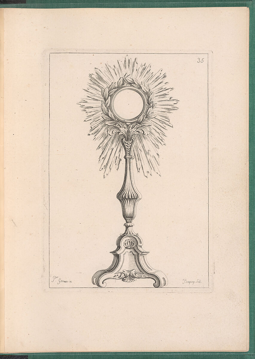 Elements d'Orfevrerie Divisés en deux Parties de Cinquante Feuilles, Pierre Germain (French, Villeneuve-lès-Avignon 1703–1783 Paris), Etching