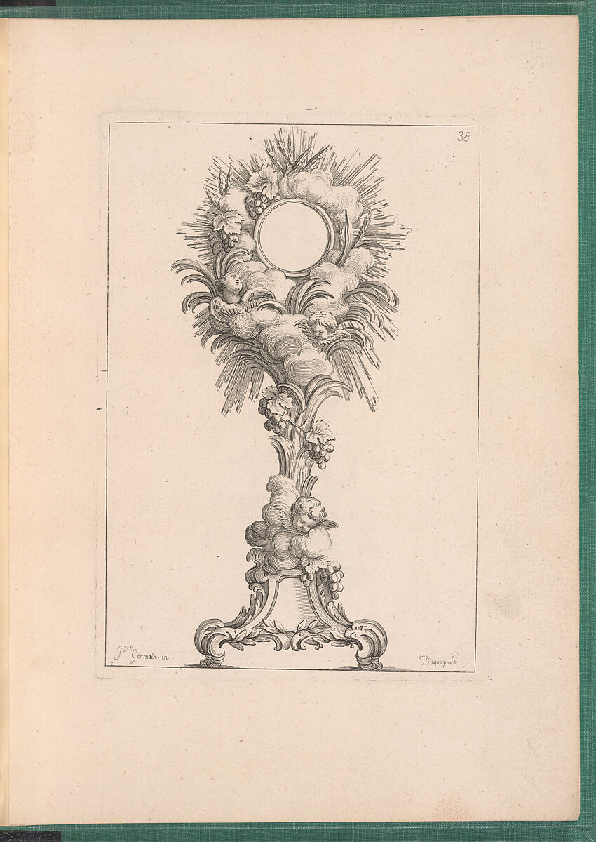Elements d'Orfevrerie Divisés en deux Parties de Cinquante Feuilles, Pierre Germain (French, Villeneuve-lès-Avignon 1703–1783 Paris), Etching