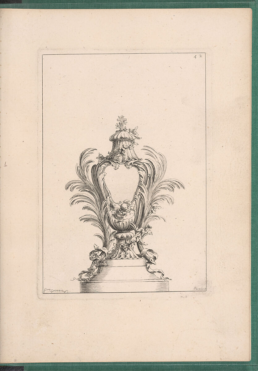 Elements d'Orfevrerie Divisés en deux Parties de Cinquante Feuilles, Pierre Germain (French, Villeneuve-lès-Avignon 1703–1783 Paris), Etching