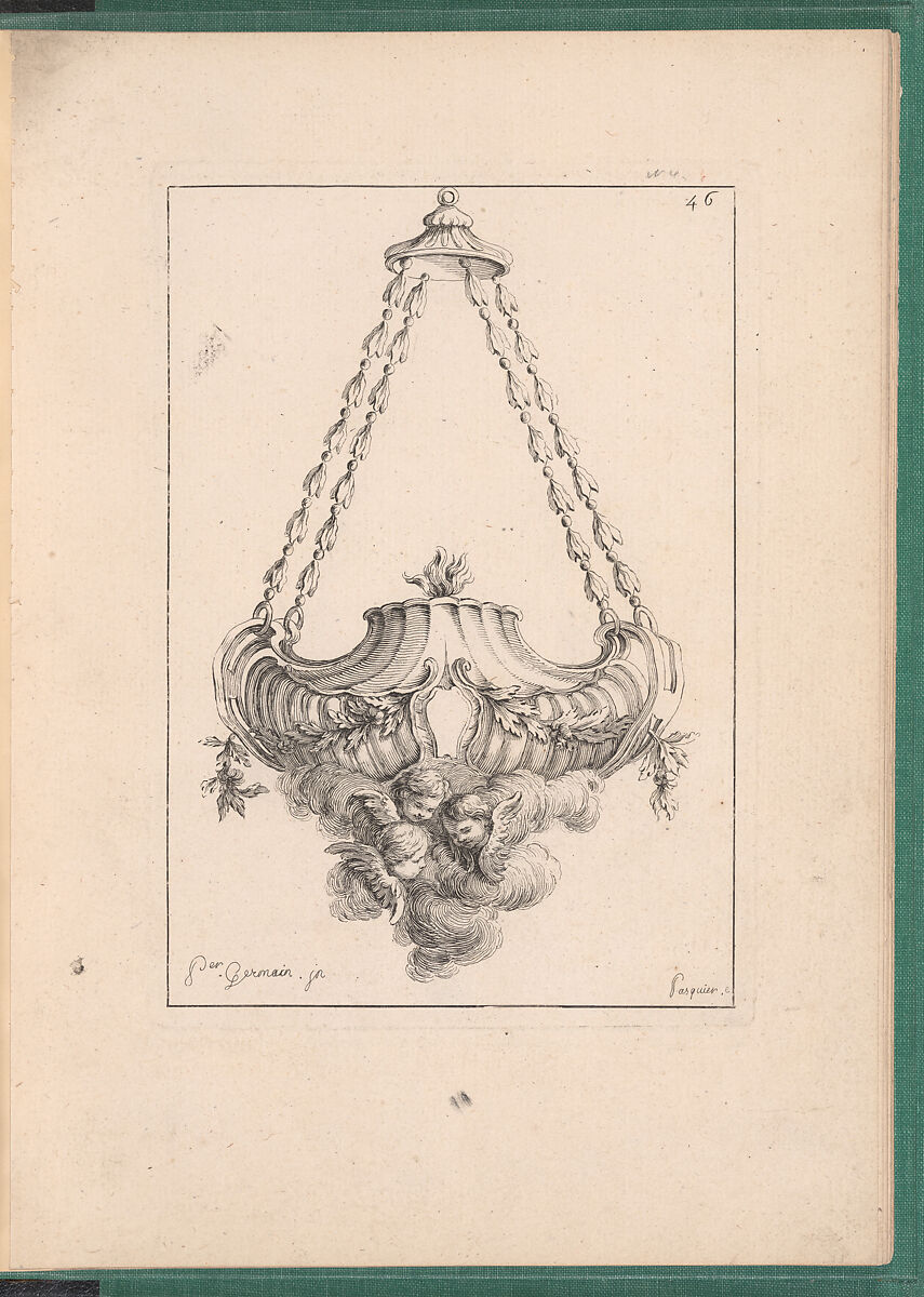 Elements d'Orfevrerie Divisés en deux Parties de Cinquante Feuilles, Pierre Germain (French, Villeneuve-lès-Avignon 1703–1783 Paris), Etching