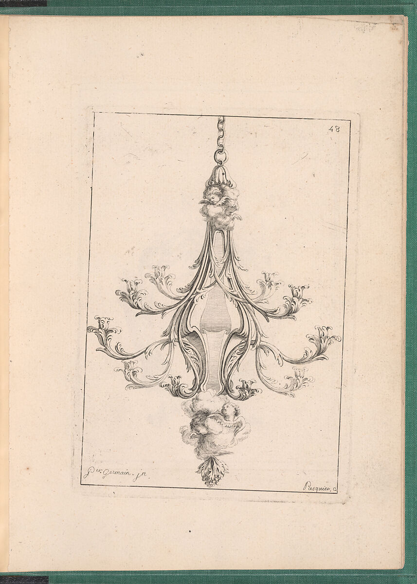 Elements d'Orfevrerie Divisés en deux Parties de Cinquante Feuilles, Pierre Germain (French, Villeneuve-lès-Avignon 1703–1783 Paris), Etching