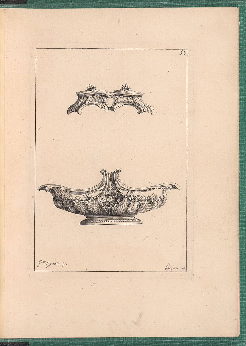 Elements d'Orfevrerie Divisés en deux Parties de Cinquante Feuilles, Pierre Germain (French, Villeneuve-lès-Avignon 1703–1783 Paris), Etching