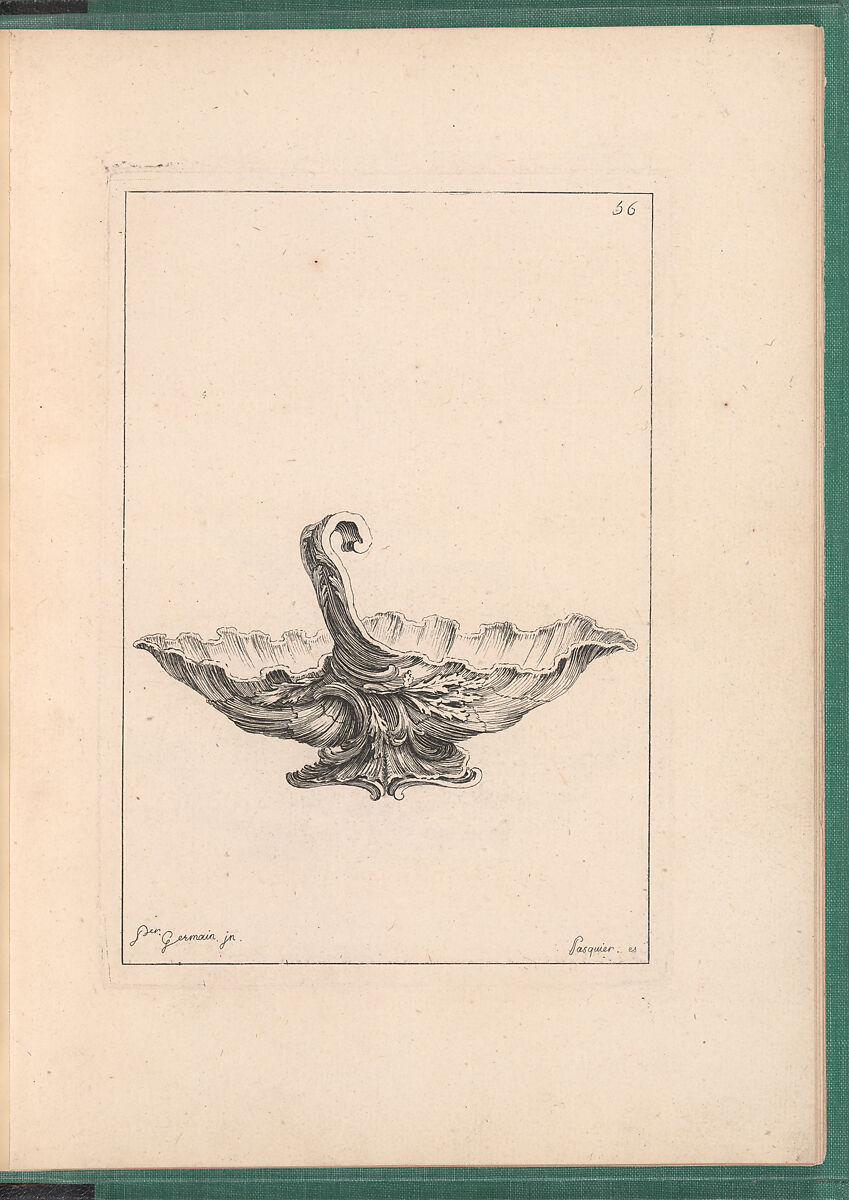 Elements d'Orfevrerie Divisés en deux Parties de Cinquante Feuilles, Pierre Germain (French, Villeneuve-lès-Avignon 1703–1783 Paris), Etching