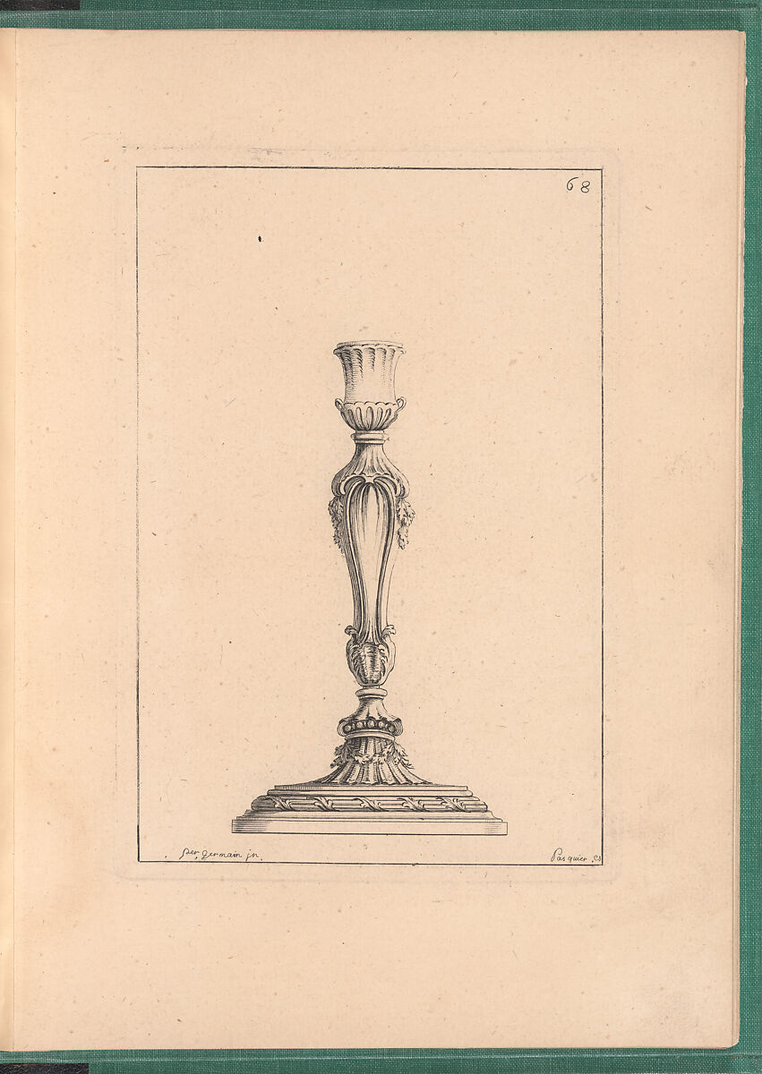 Elements d'Orfevrerie Divisés en deux Parties de Cinquante Feuilles, Pierre Germain (French, Villeneuve-lès-Avignon 1703–1783 Paris), Etching