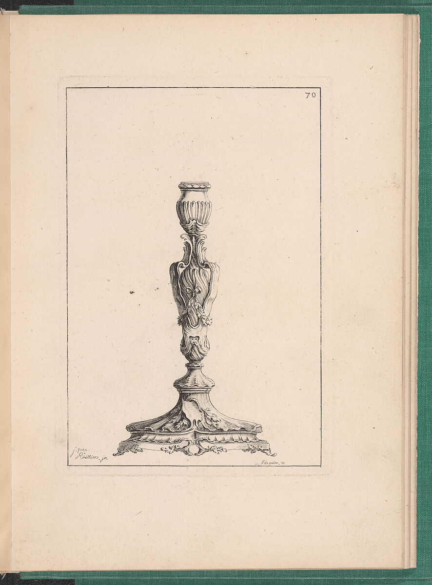 Elements d'Orfevrerie Divisés en deux Parties de Cinquante Feuilles, Pierre Germain (French, Villeneuve-lès-Avignon 1703–1783 Paris), Etching