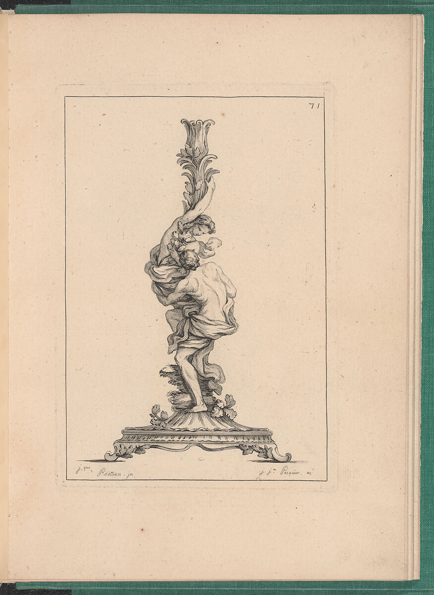 Elements d'Orfevrerie Divisés en deux Parties de Cinquante Feuilles, Pierre Germain (French, Villeneuve-lès-Avignon 1703–1783 Paris), Etching