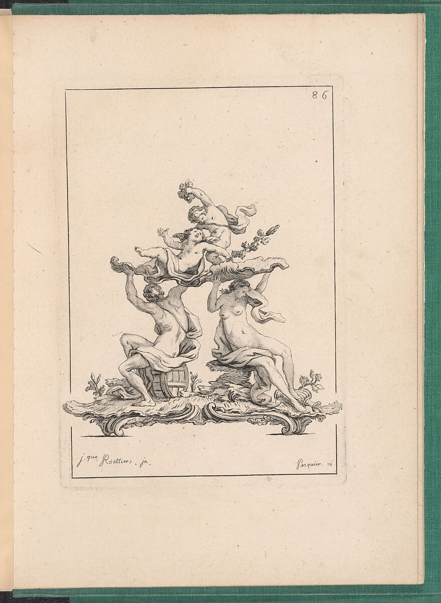 Elements d'Orfevrerie Divisés en deux Parties de Cinquante Feuilles, Pierre Germain (French, Villeneuve-lès-Avignon 1703–1783 Paris), Etching