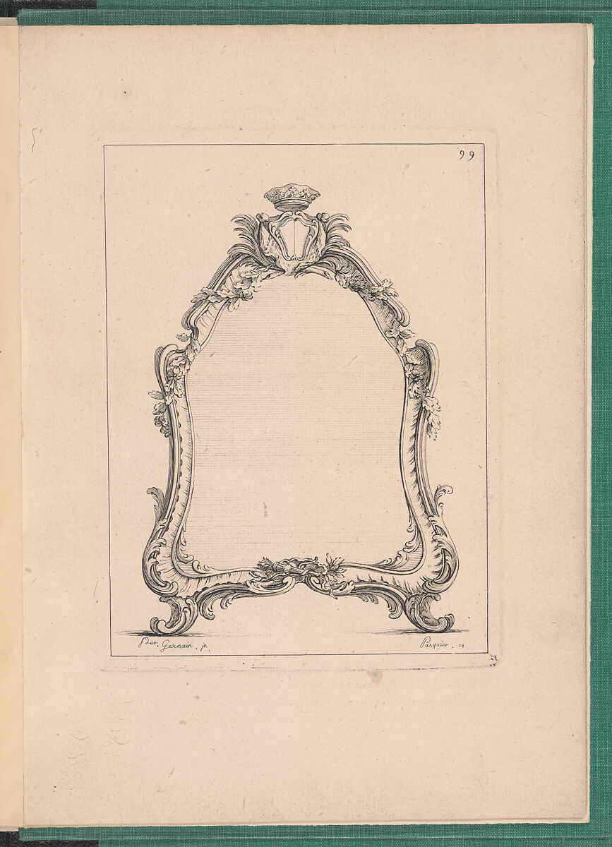 Elements d'Orfevrerie Divisés en deux Parties de Cinquante Feuilles, Pierre Germain (French, Villeneuve-lès-Avignon 1703–1783 Paris), Etching