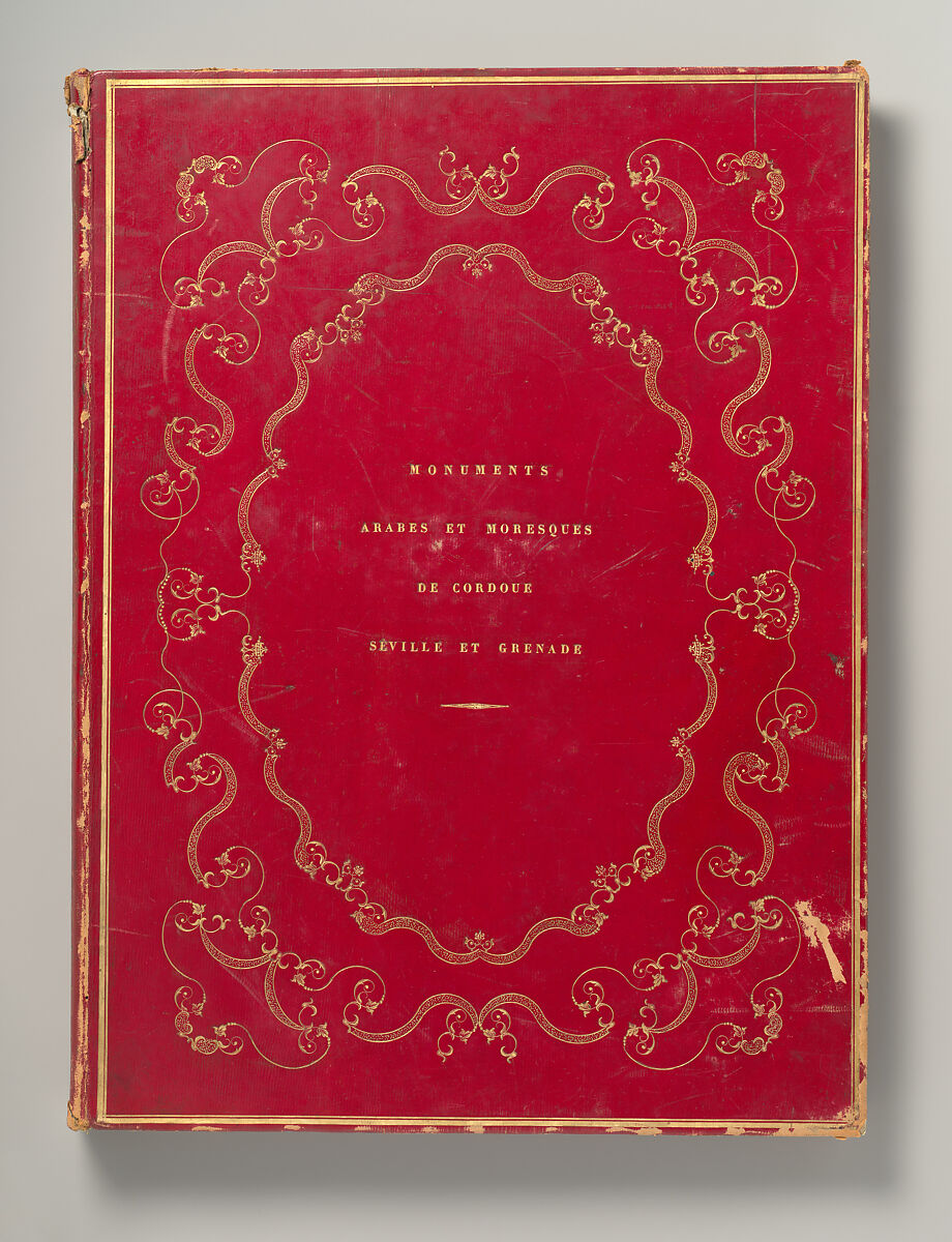 Mosquée de Cordoue and La Giralda et l'Alcazar de Séville, Joseph-Philibert Girault de Prangey (French, 1804–1892), Color lithographs