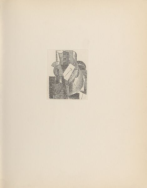 Man with a Hat from Du cubisme, Written and illustrated by Albert Gleizes (French, Paris 1881–1953 Avignon), Book 