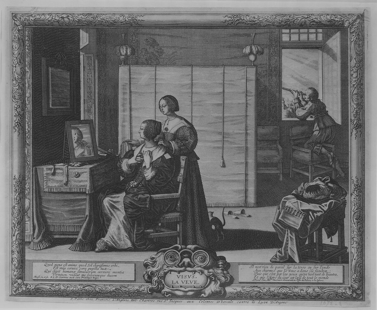 Sight, Abraham Bosse (French, Tours 1602/04–1676 Paris), Etching