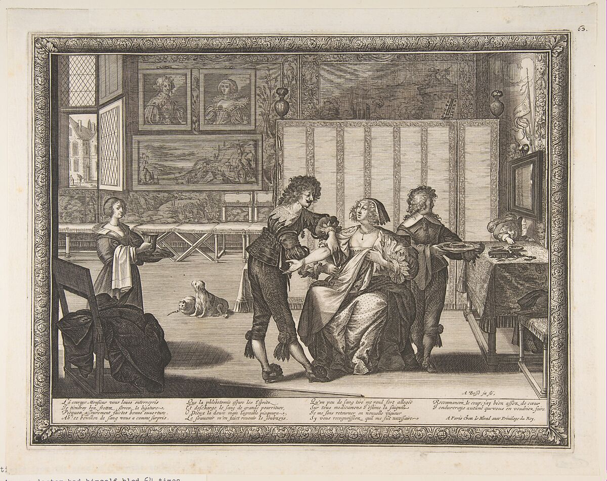 The Surgeon, Abraham Bosse (French, Tours 1602/04–1676 Paris), Etching and engraving; first state of two 