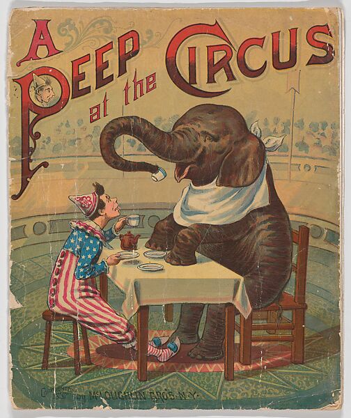 A Peep at the Circus, McLoughlin Brothers (American, active 1859–1920), Color lithographs 