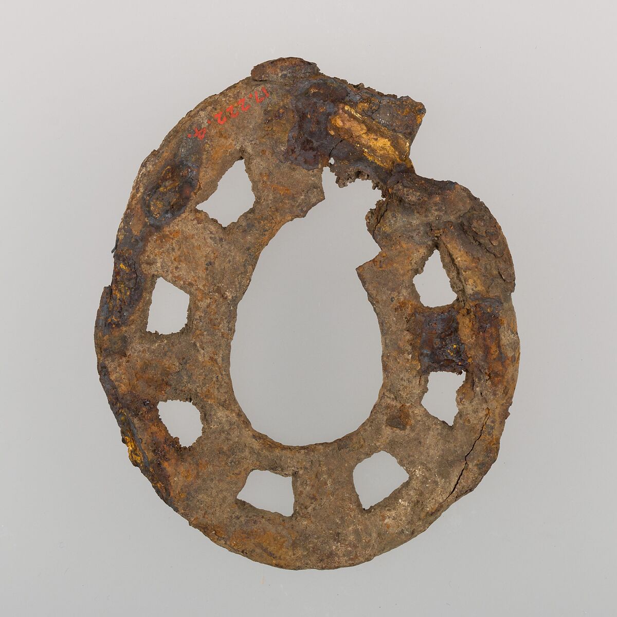 Sword Guard (Tsuba), Iron, Japanese