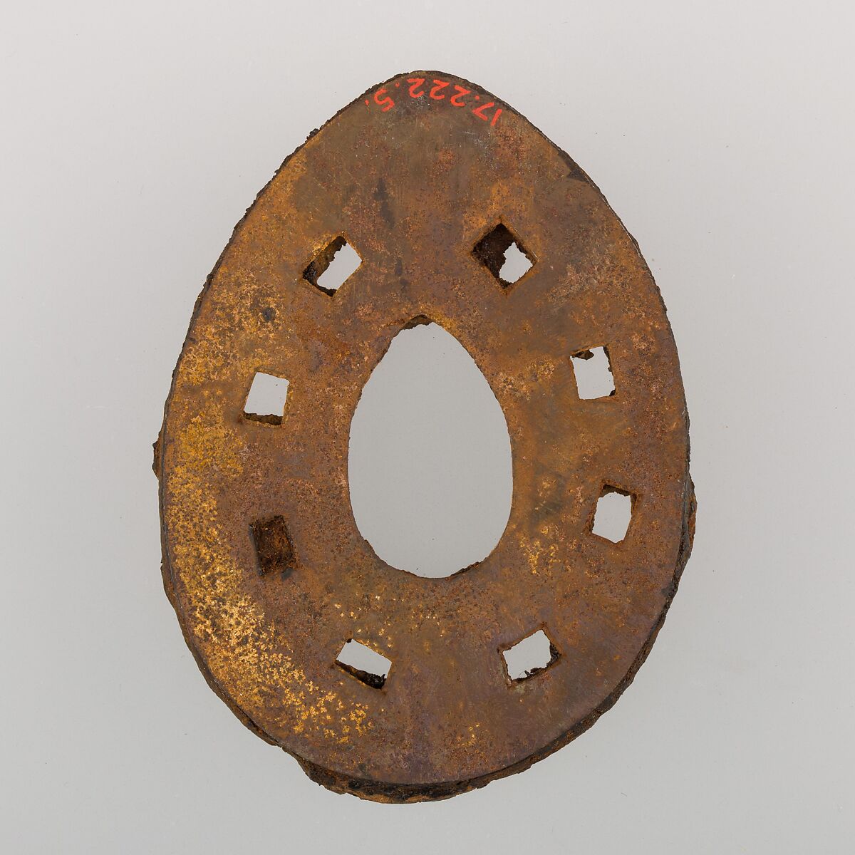 Sword Guard (Tsuba), Iron, Japanese
