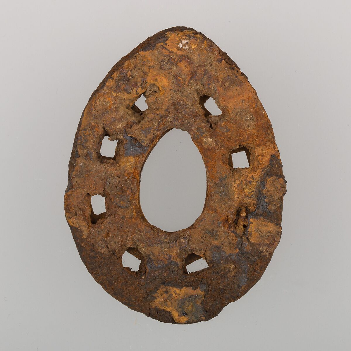 Sword Guard (Tsuba), Iron, Japanese