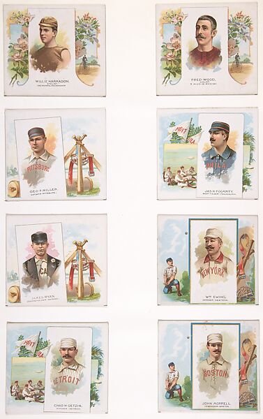 World's Champions, Second Series, Tobacco issue, Issued by Allen &amp; Ginter (American, Richmond, Virginia), Commercial color lithograph on white card stock