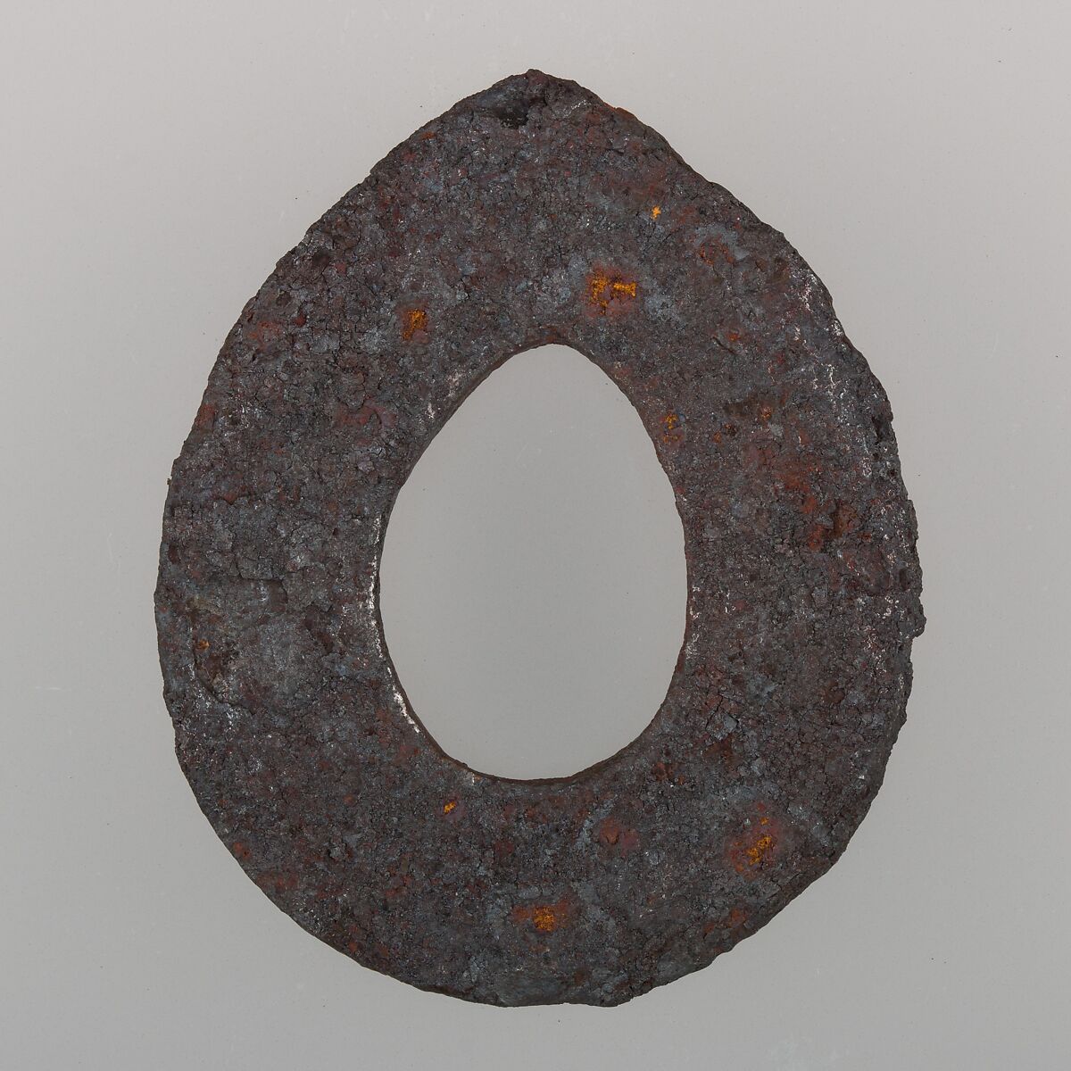 Sword Guard (Tsuba), Iron, Japanese 