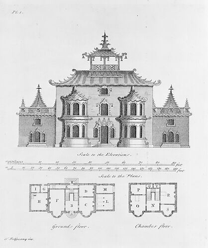 The Chinese and Gothic Architecture... Being Twenty New Plans and Elevations, On Twelve Copper-Plates