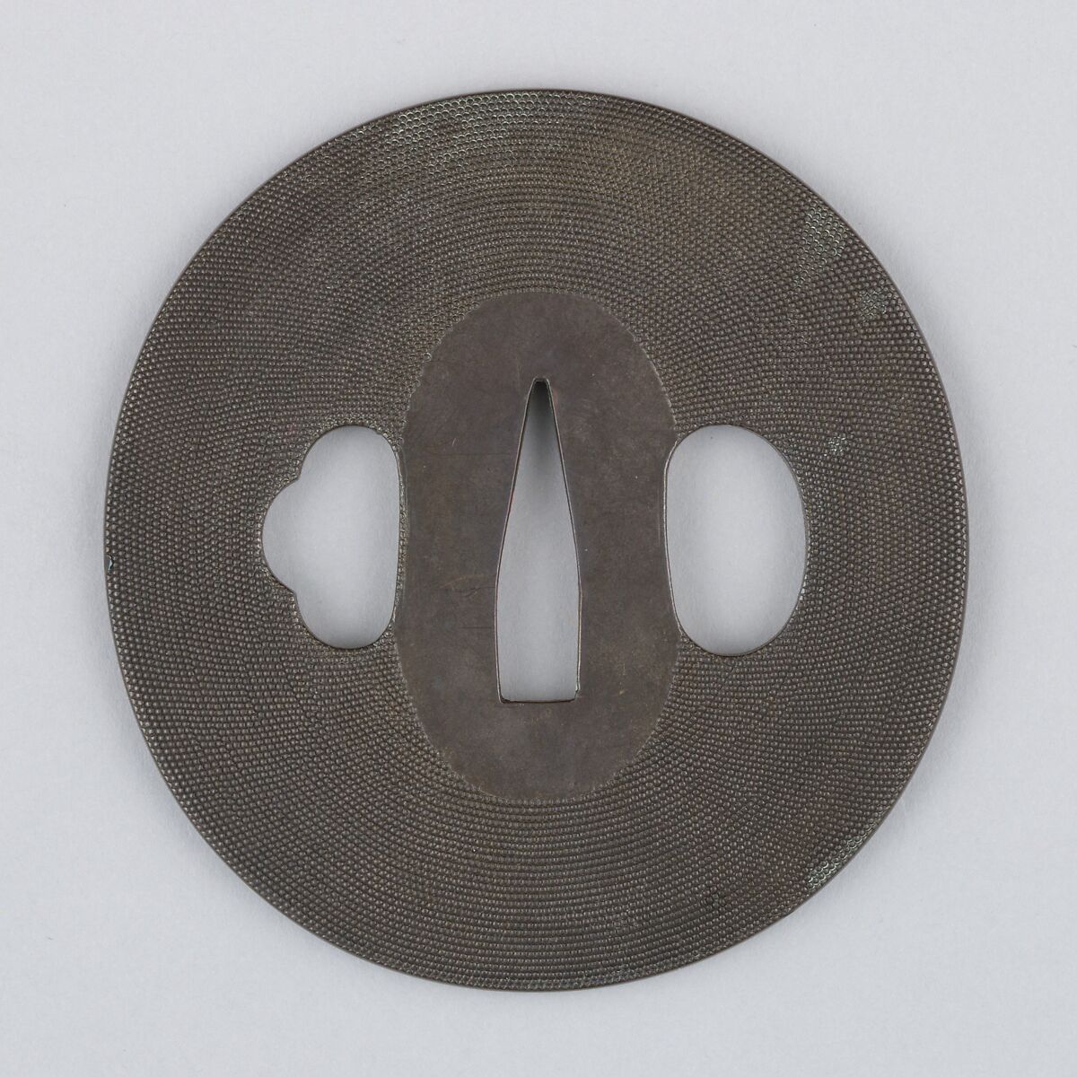 Sword Guard (Tsuba), Copper-silver alloy (shibuichi), copper, Japanese