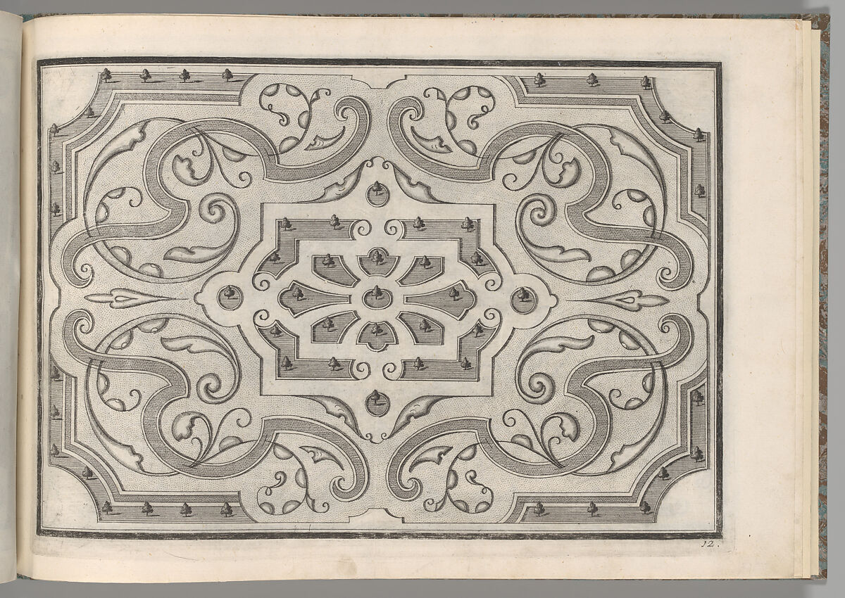 Gartten Parterres, George Hätzl (German, active Bavaria and Vienna, ca. 1697–1720)), Etching 