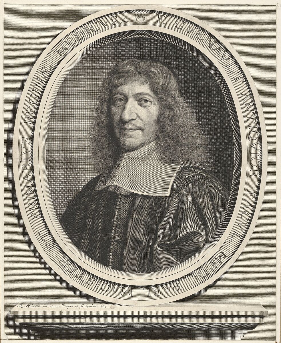 François Guénault, Robert Nanteuil (French, Reims 1623–1678 Paris), Engraving 