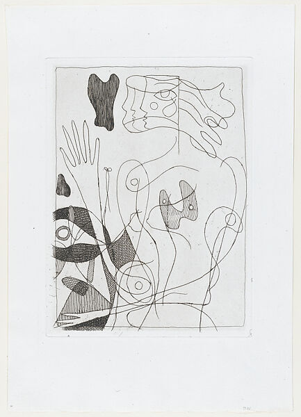 Illustration for Theogony by Hesiod, Georges Braque (French, Argenteuil 1882–1963 Paris), Etching 