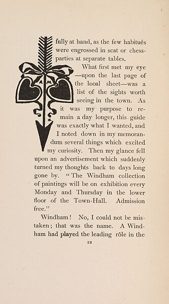 The Fair Abigail, from At the Ghost Hour series, Paul Heyse (German, 1830–1914), Illustrations: lithographs, color on title page
