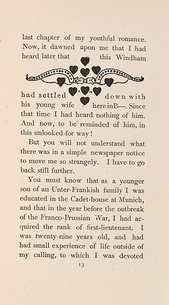 The Fair Abigail, from At the Ghost Hour series, Paul Heyse (German, 1830–1914), Illustrations: lithographs, color on title page