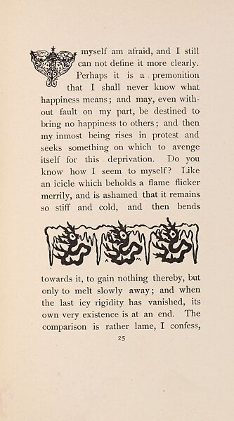 The Fair Abigail, from At the Ghost Hour series, Paul Heyse (German, 1830–1914), Illustrations: lithographs, color on title page