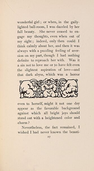 The Fair Abigail, from At the Ghost Hour series, Paul Heyse (German, 1830–1914), Illustrations: lithographs, color on title page