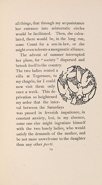 The Fair Abigail, from At the Ghost Hour series, Paul Heyse (German, 1830–1914), Illustrations: lithographs, color on title page