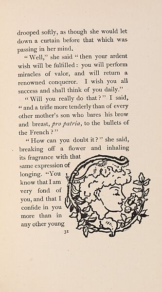 The Fair Abigail, from At the Ghost Hour series, Paul Heyse (German, 1830–1914), Illustrations: lithographs, color on title page