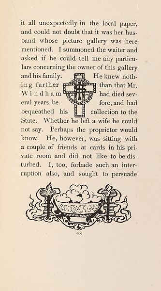 The Fair Abigail, from At the Ghost Hour series, Paul Heyse (German, 1830–1914), Illustrations: lithographs, color on title page