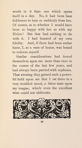 The Fair Abigail, from At the Ghost Hour series, Paul Heyse (German, 1830–1914), Illustrations: lithographs, color on title page