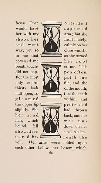 The Fair Abigail, from At the Ghost Hour series, Paul Heyse (German, 1830–1914), Illustrations: lithographs, color on title page