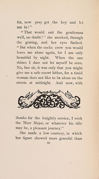 The Fair Abigail, from At the Ghost Hour series, Paul Heyse (German, 1830–1914), Illustrations: lithographs, color on title page