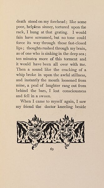The Fair Abigail, from At the Ghost Hour series, Paul Heyse (German, 1830–1914), Illustrations: lithographs, color on title page